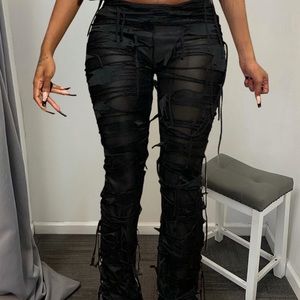 Size Small + black straight leg